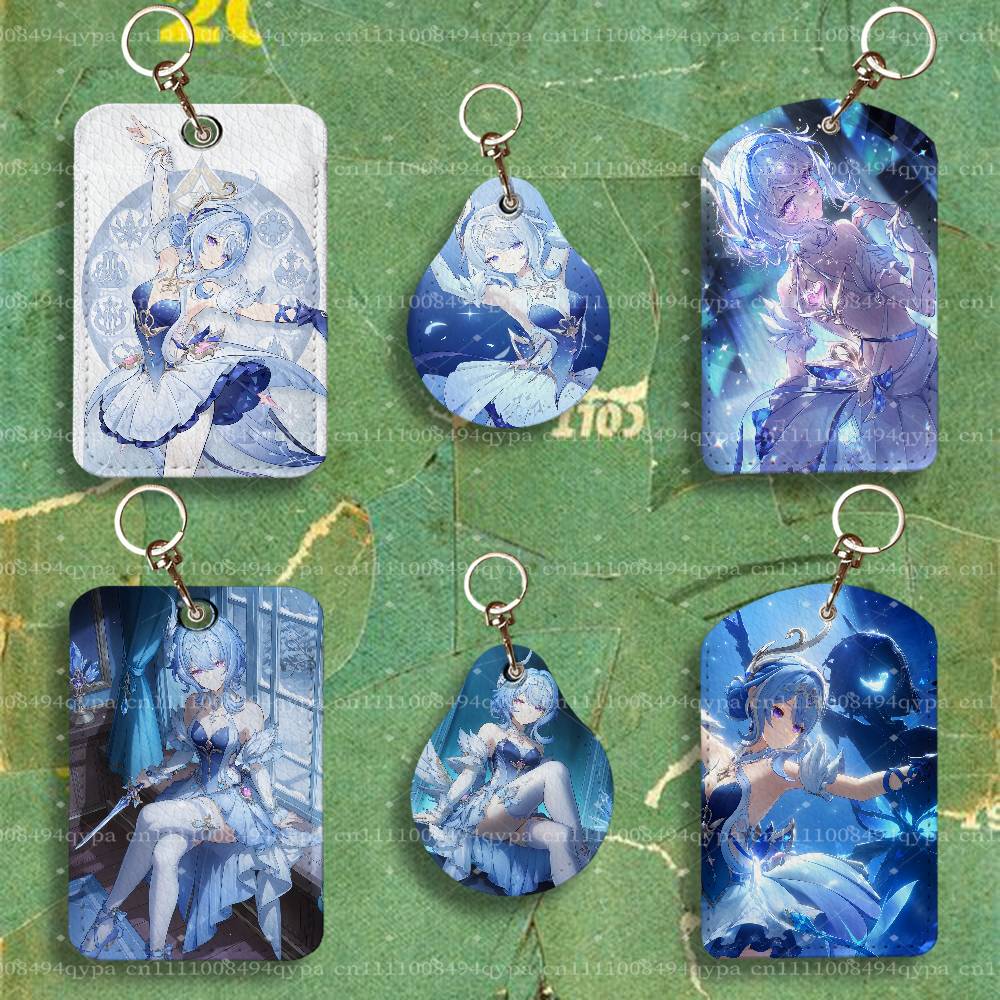 Leather Work - Porte-cartes en cuir Odette G-Genshin Impact,