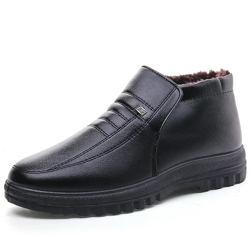 Leatherwork Boots - Bottes en cuir décontractées à enfiler