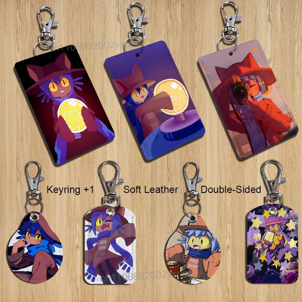 Leather Work - Porte-cartes OneShot Niko mignon pour cartes