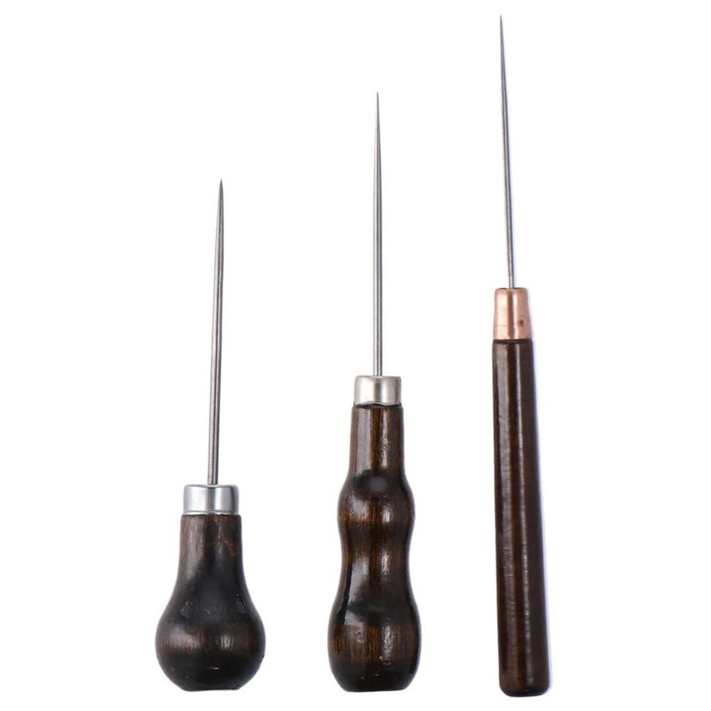 Leatherwork Punching Tool - Jolie çon à gratter avec manche