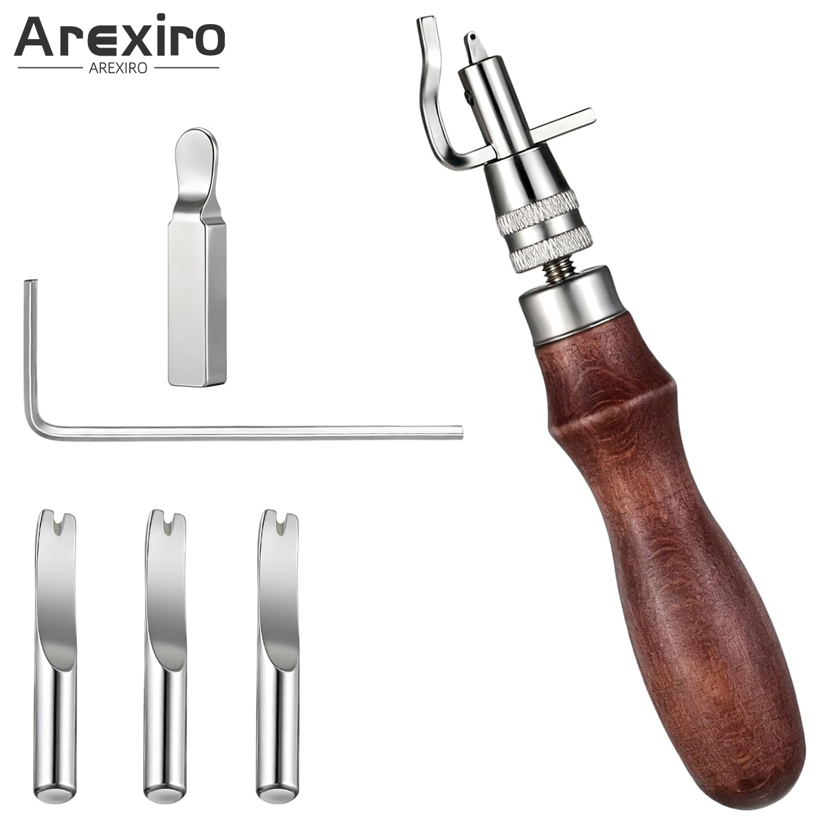 Leatherwork Edge Creaser - Kit de rainurage et de pliage