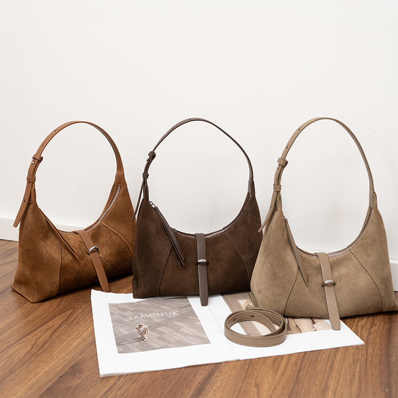 Leatherwork Designs - Sac à main en daim pour