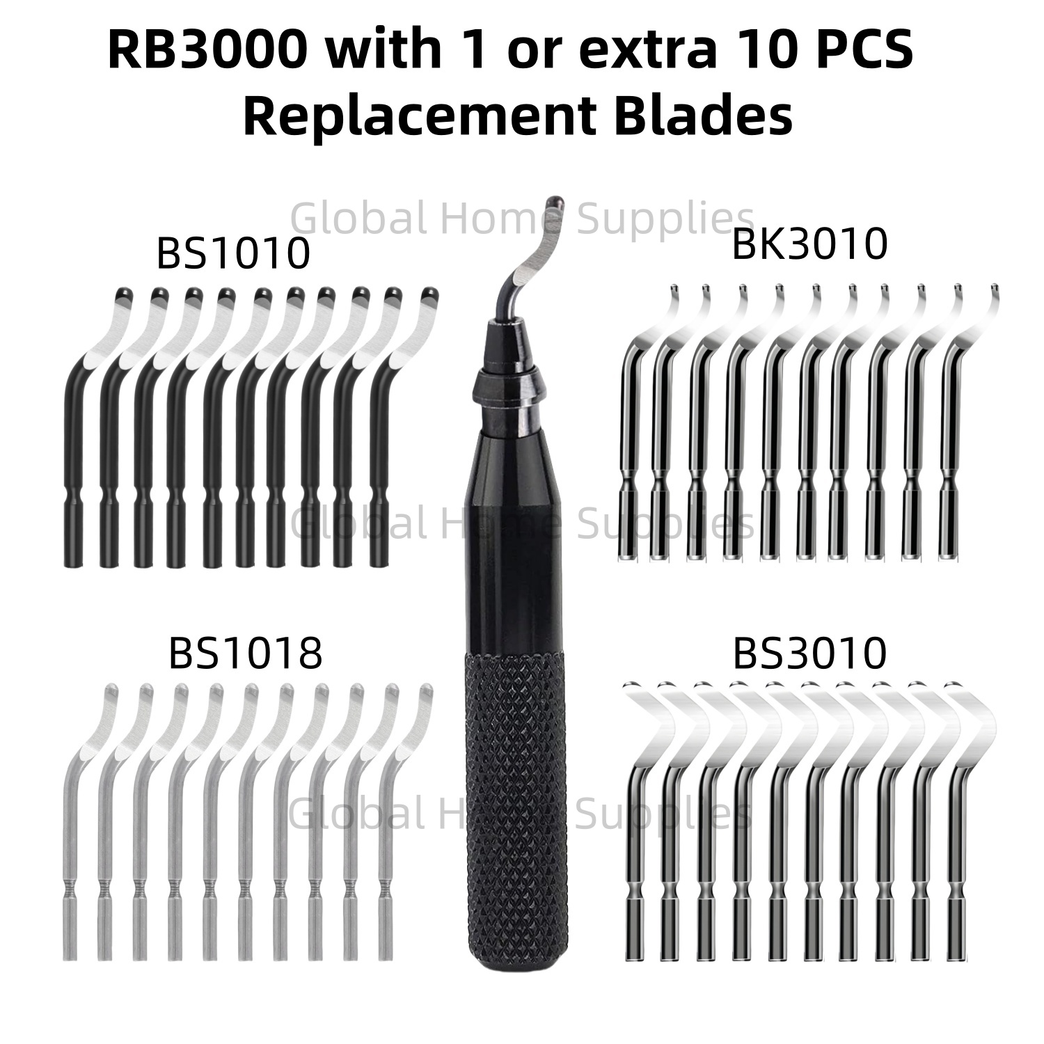 Swivel Knife Tool - Outil d'ébavurage RB3000 avec 1 ou
