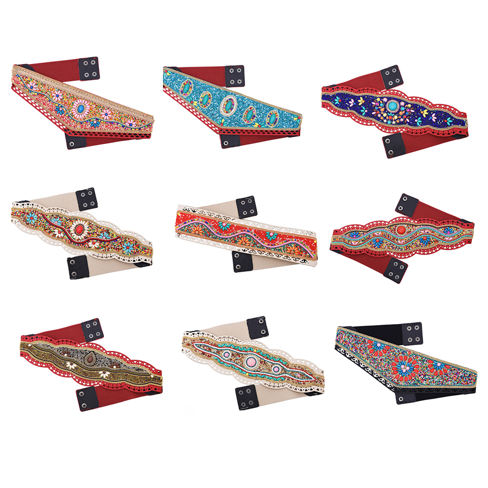 Leatherwork Jewelry - Ceinture de taille en perles de