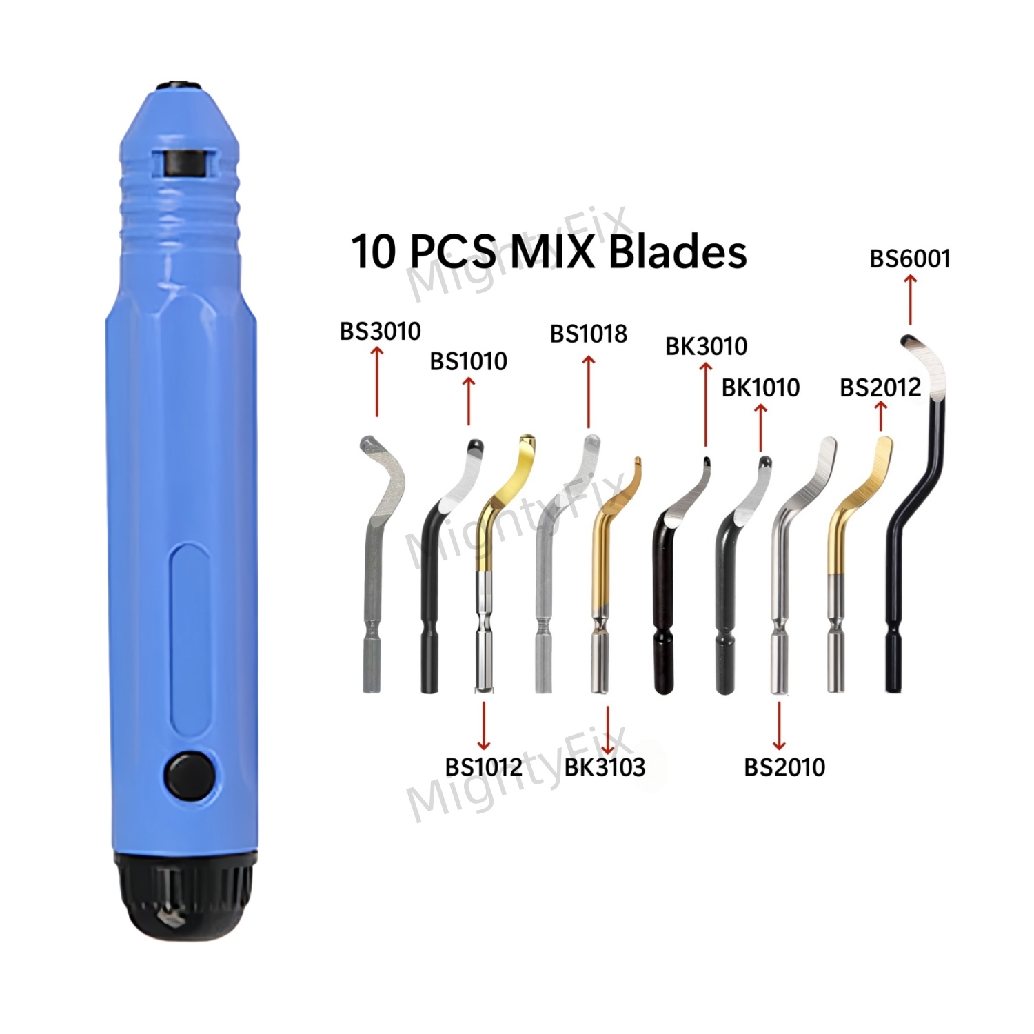 Swivel Knife Tool - Outil d'ébavurage NB1000 avec 10 lames