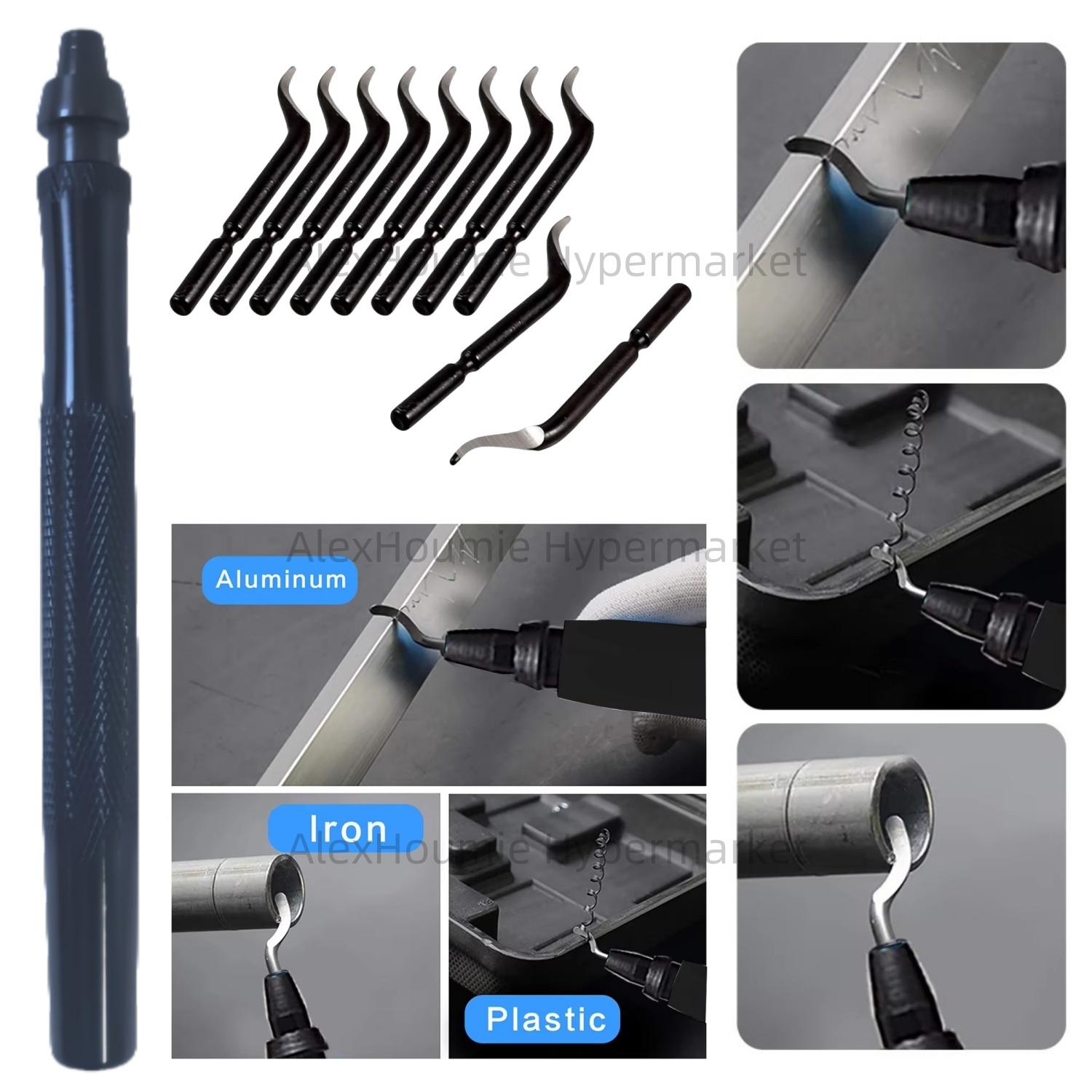Swivel Knife Tool - RB1288 Kits d'outils d'ébavurage avec lames